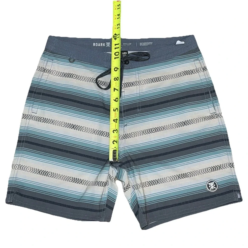Roark Board Shorts Series Mens 28x6 Blue Chiller 17